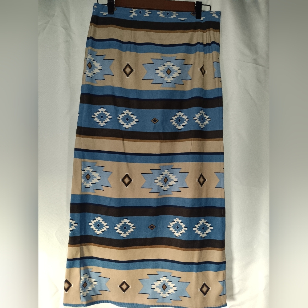 Aztec Style Wrap Skirt